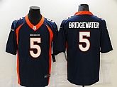 Nike Broncos 5 Teddy Bridgewater Navy Vapor Untouchable Limited Jersey,baseball caps,new era cap wholesale,wholesale hats